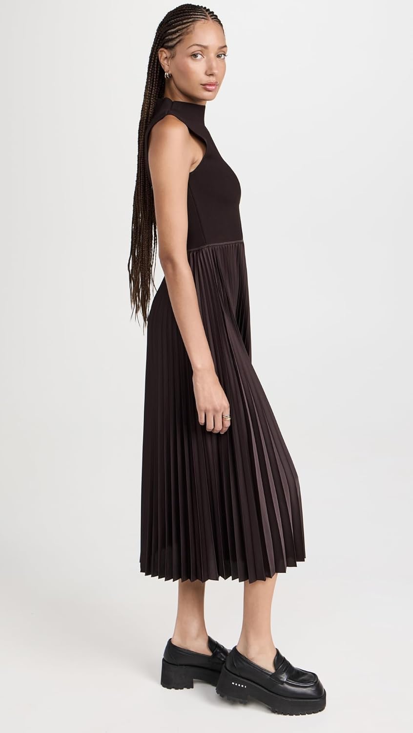 Theory Women's Pleated Combo Dress