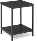 Amazon Basics Rectangular Console Table with Storage Shelf, Steel Frame, 11.8" D x 39.4" W x 31.5" H(in), Black